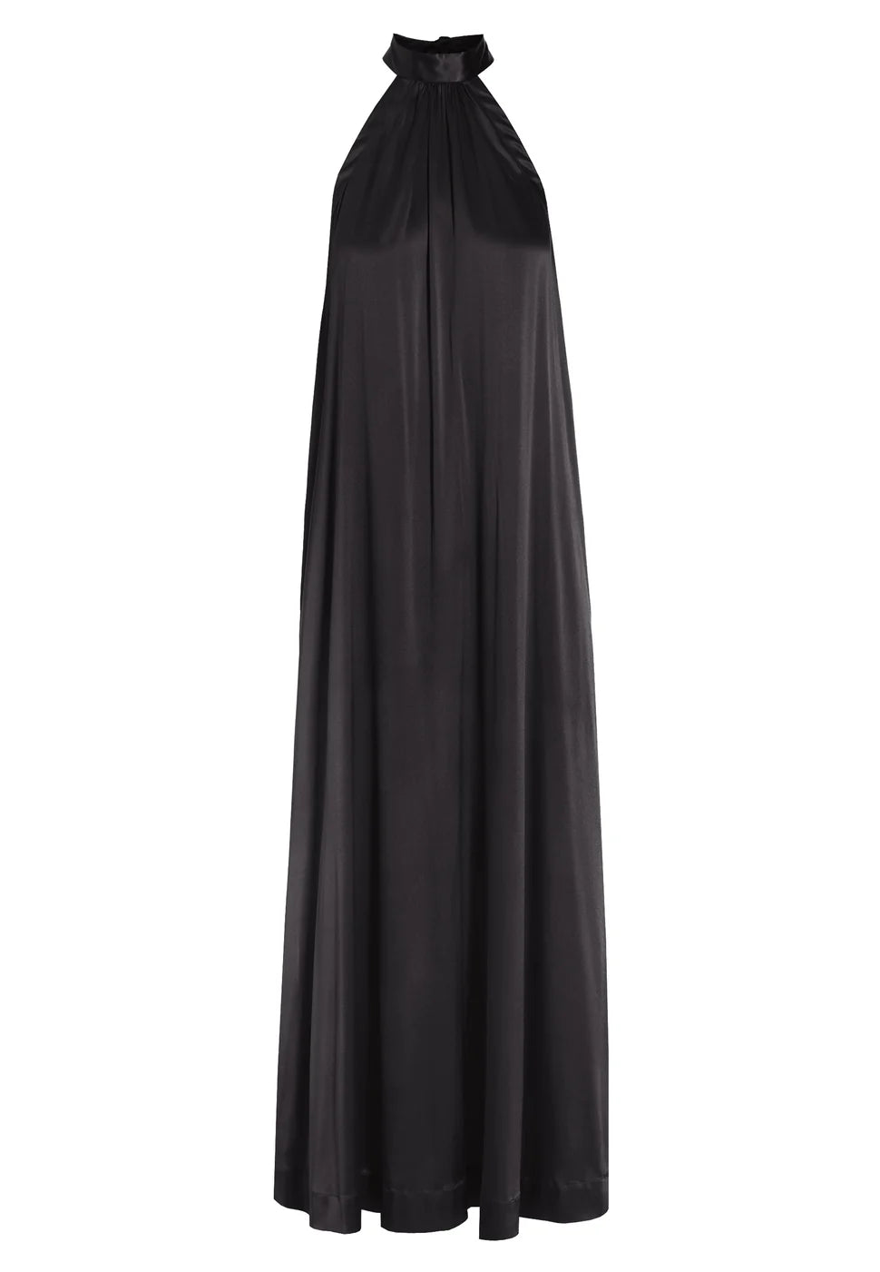 Shop Ninka Black Silk Halterneck Dress by Dea Kudibal at Jessimara.com