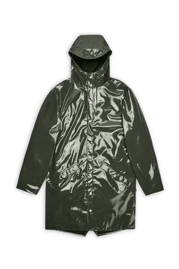Rains Long Jacket in Swamp