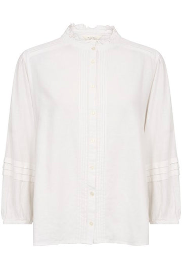Nastja White Linen Shirt