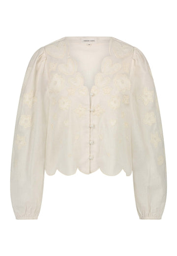 Rani Off White Embroidered Blouse