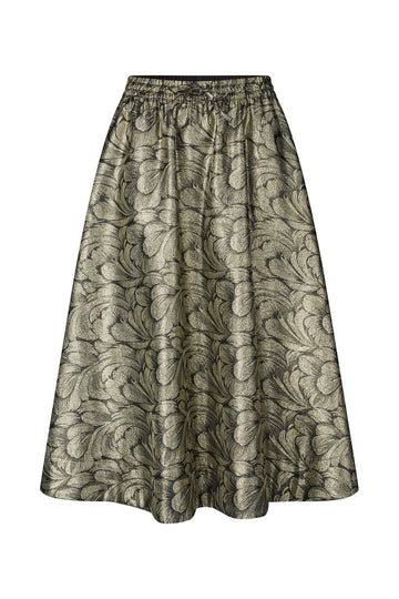 Catalina Silver Midi Skirt