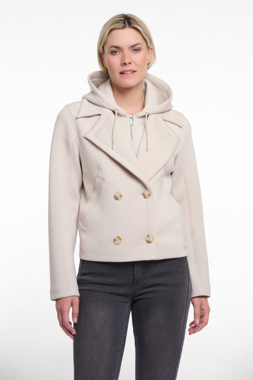 Jennifer Biker Jacket in Fog Grey