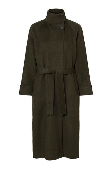 Lora Khaki Green Coat