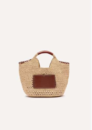 Ara Raphia Champagne Design Small Bag