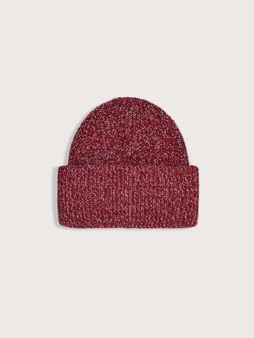 Carly Red Flecked Beanie