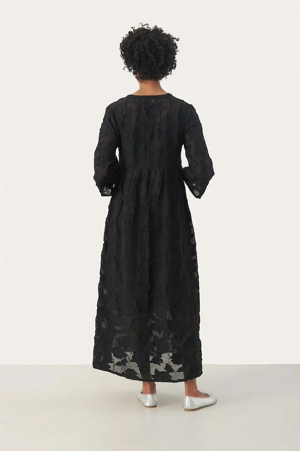 Polonia Black Lace Dress