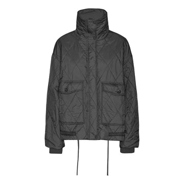 Naia Short Quilted Jacket Black