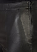 'Tyson' Crop Flare Leather Trousers - Jessimara