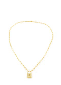 Gold Padlock Necklace - Jessimara