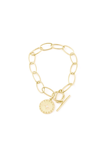 Gold Star Chain Bracelet - Jessimara