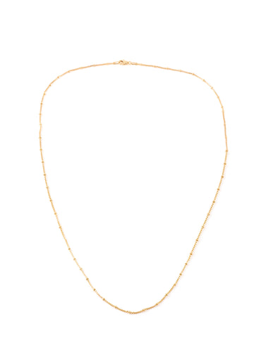 Gold Thin Ball Chain Necklace - Jessimara