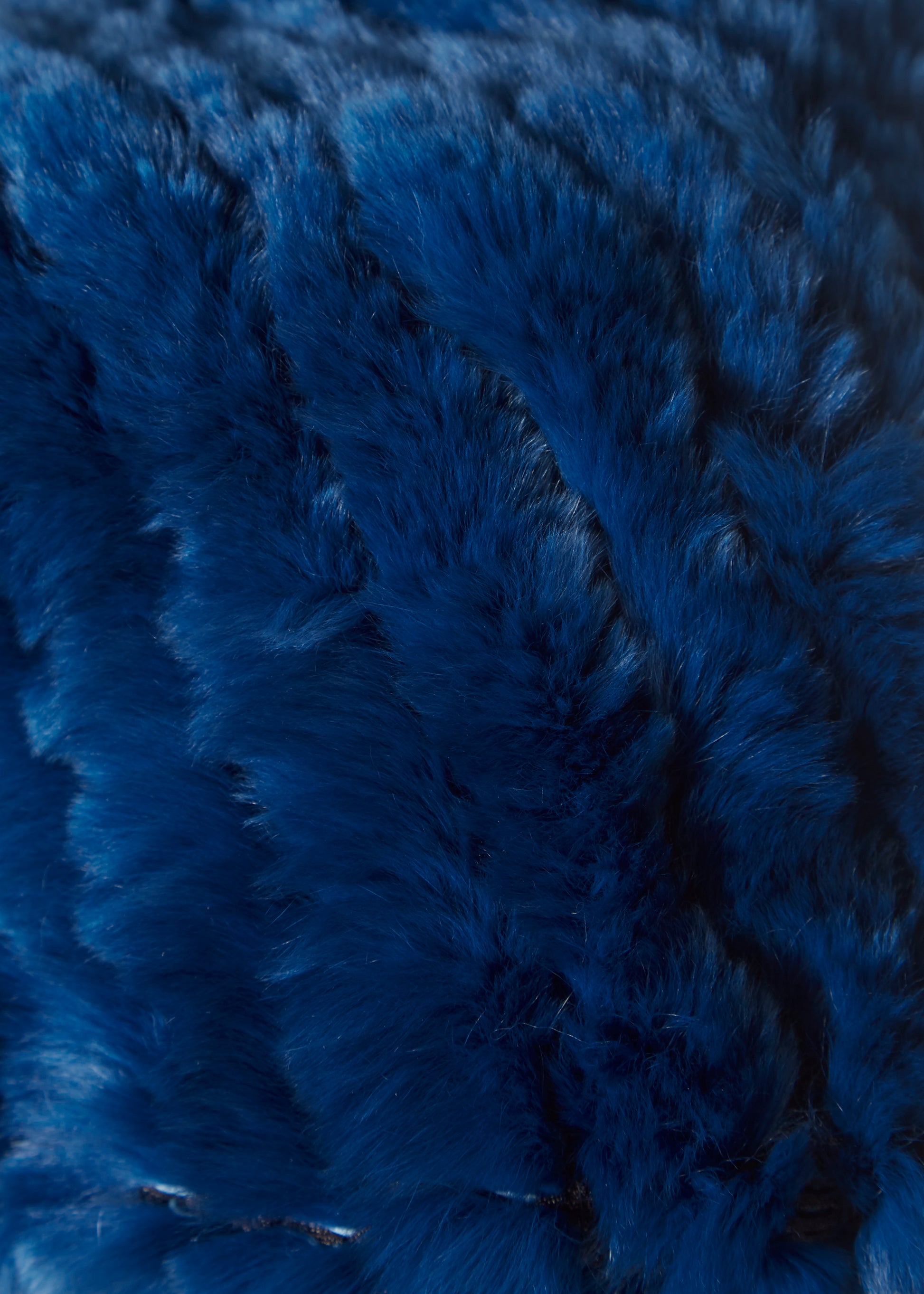Royal Blue Knitted Rabbit Single Snood Scarf - Jessimara