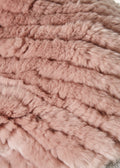 Soft Pink Knitted Rabbit Single Snood Scarf - Jessimara