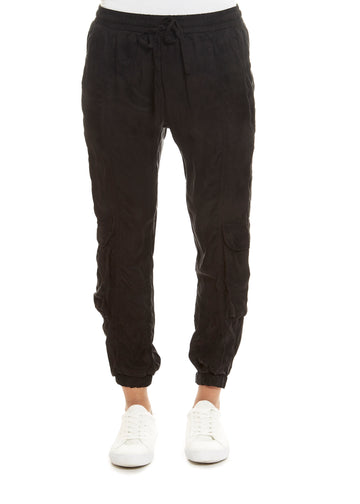 Black 'Cargo Pull On' Pants - Jessimara