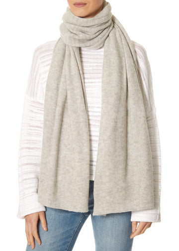 Silver Marl Grey Scarf and Wrap - Jessimara