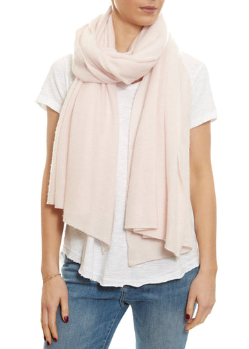 Summer Pink Cashmere Scarf Wrap - Jessimara