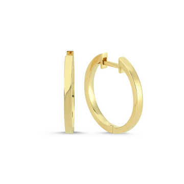 20mm Yellow 14K Gold Hoop Earrings - Jessimara