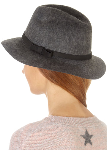 Grey Trilby Hat - Jessimara