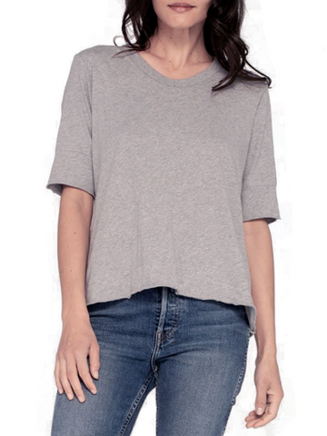 Grey Round Neck T Shirt - Jessimara