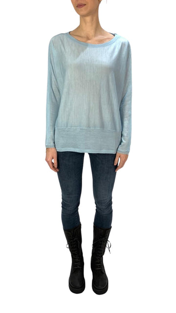 'Delta' Light Blue Sweater - Jessimara