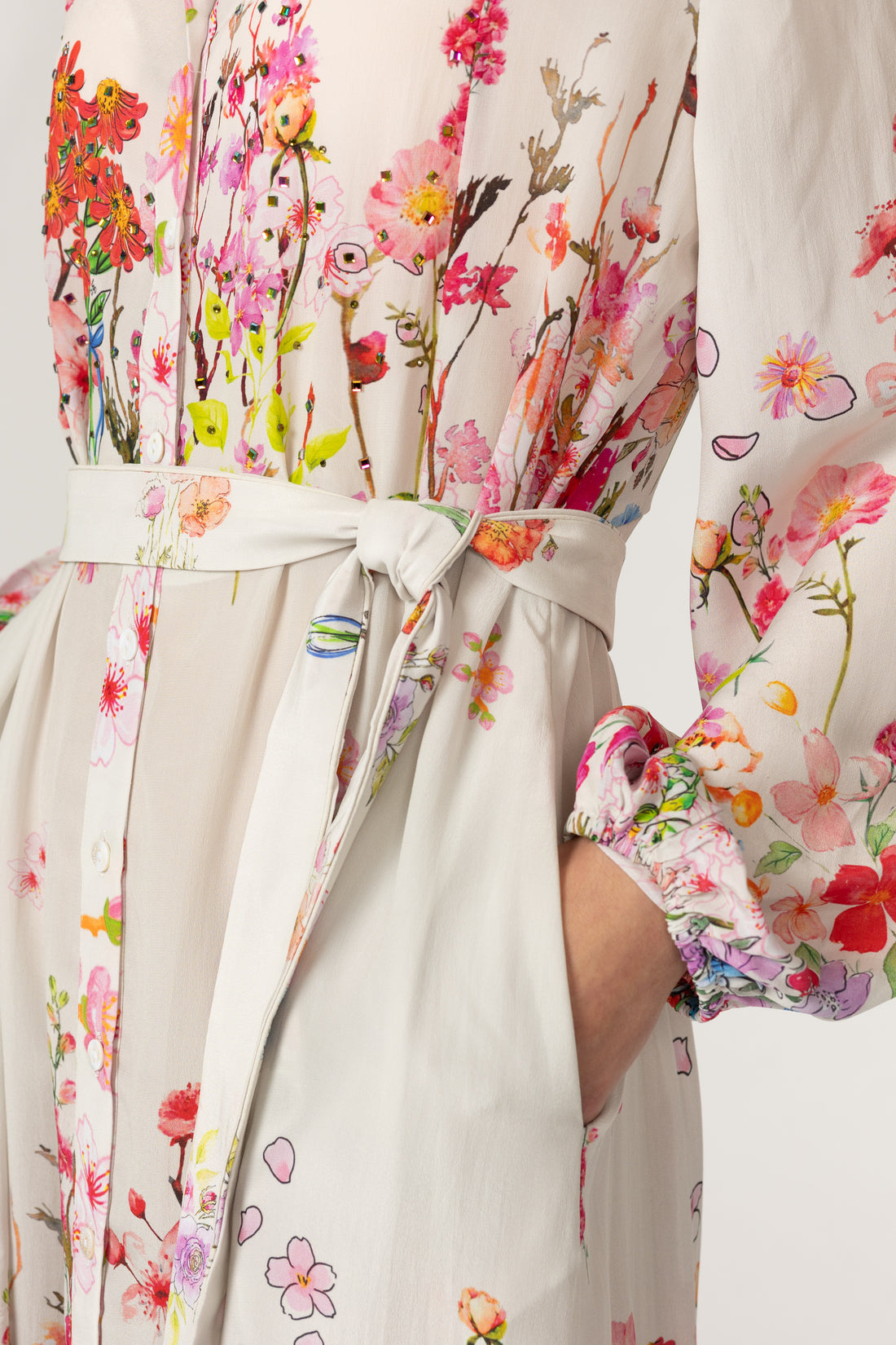 Mahonia Jardin Magnifique Silk Dress