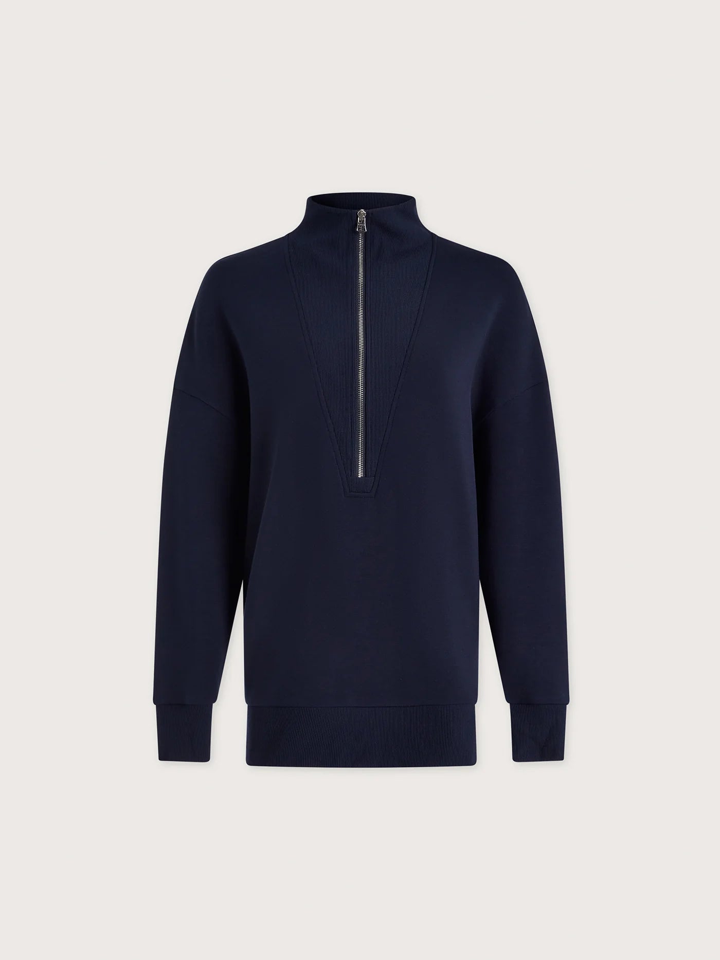 Masie Longline Navy Sweatshirt