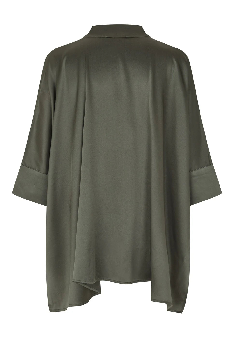 Mandy Hunter Khaki Silk Shirt