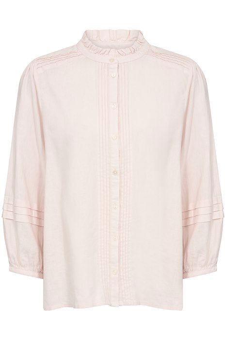 Nastja Mauve Chalk Linen Shirt