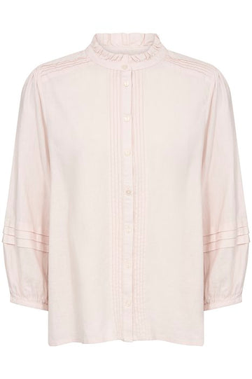 Nastja Mauve Chalk Linen Shirt