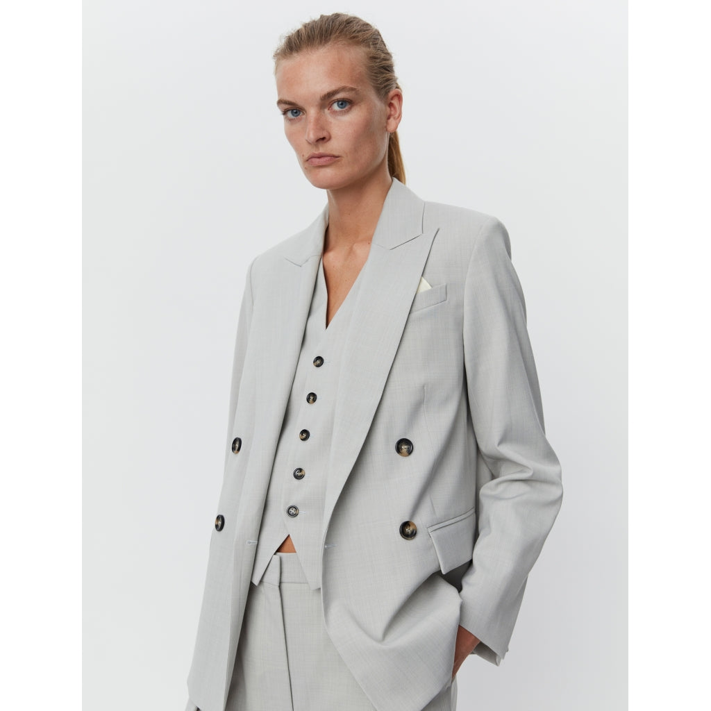 Shop the Haven Smoke Melange Classic wool blend Blazer by Day Birger Et Mikkelsen at Jessimara.com