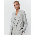 Shop the Haven Smoke Melange Classic wool blend Blazer by Day Birger Et Mikkelsen at Jessimara.com