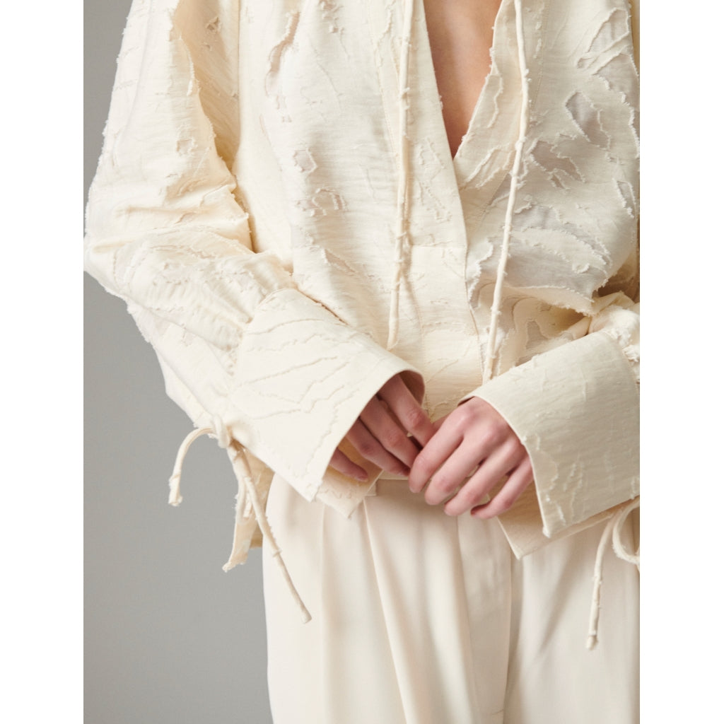 Penka Jet Stream Jacquard Blouse