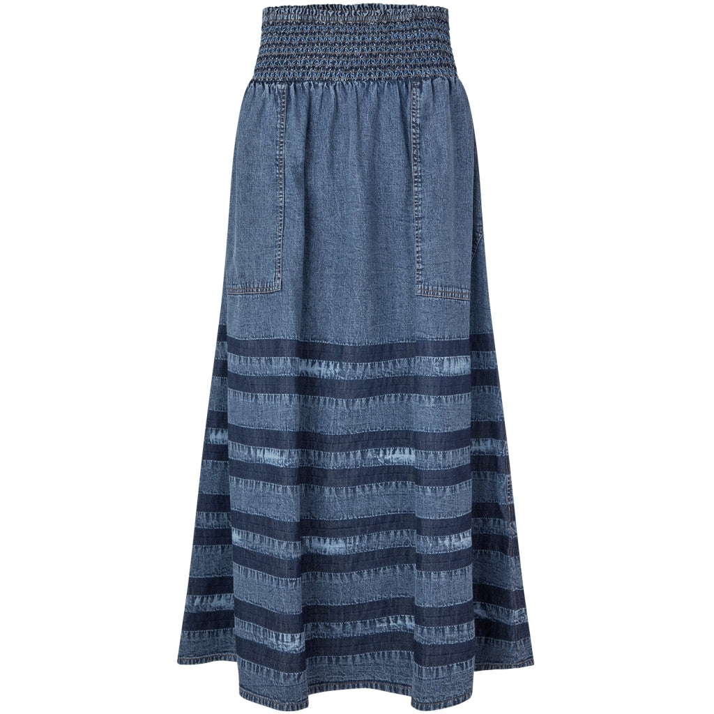 Amond Denim Maxi Skirt