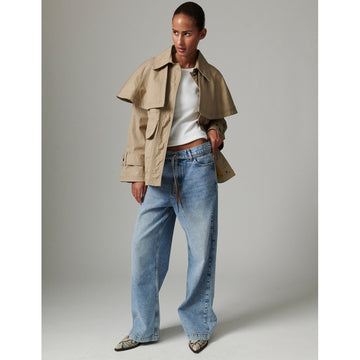 Amira Flap Trench Jacket
