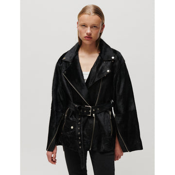 Lote Hairy Cow Jacket in Black