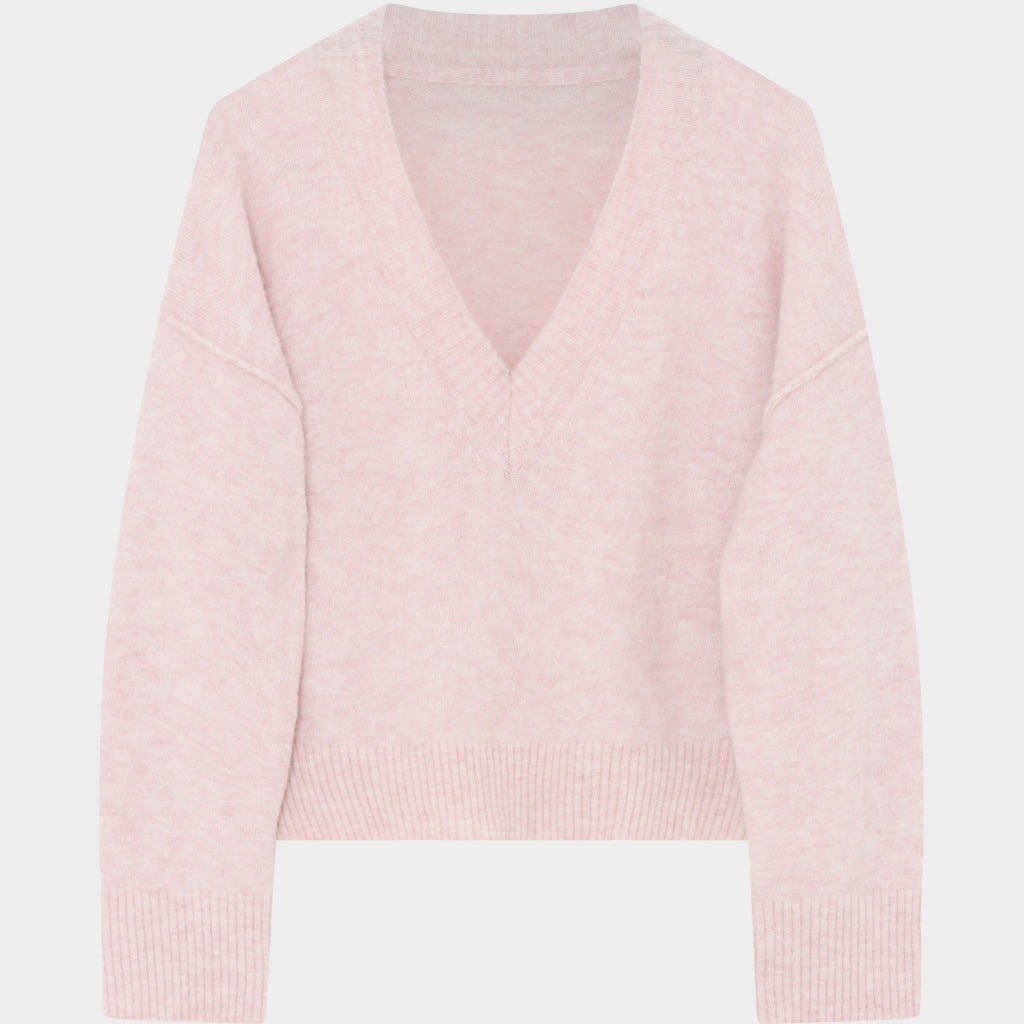 Elezi Cozy Pink Lady Sweater