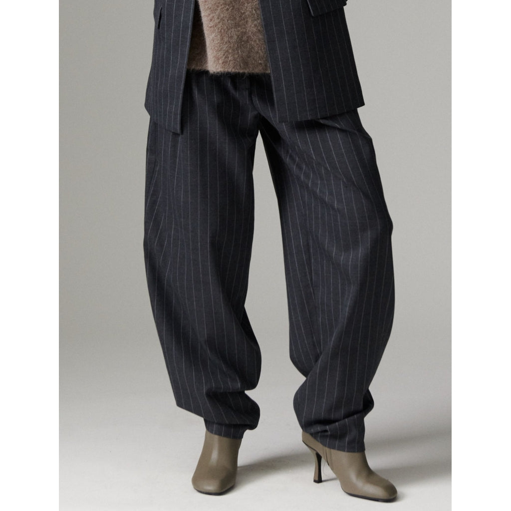 Bono Grey Pinstripe Blazer
