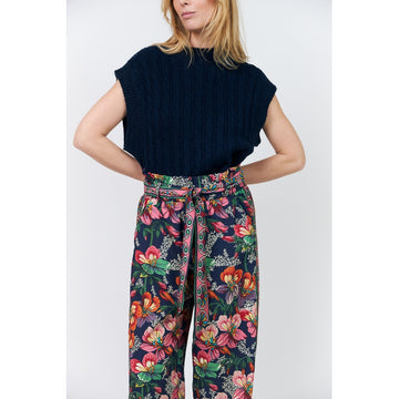 Finn Dark Navy Knit Vest