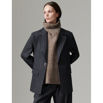 Bono Grey Pinstripe Blazer