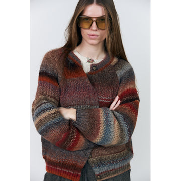 Padova Rust Knit Cardigan