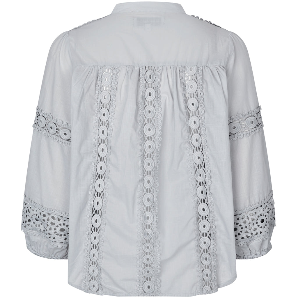 June Dusty Blue Blouse