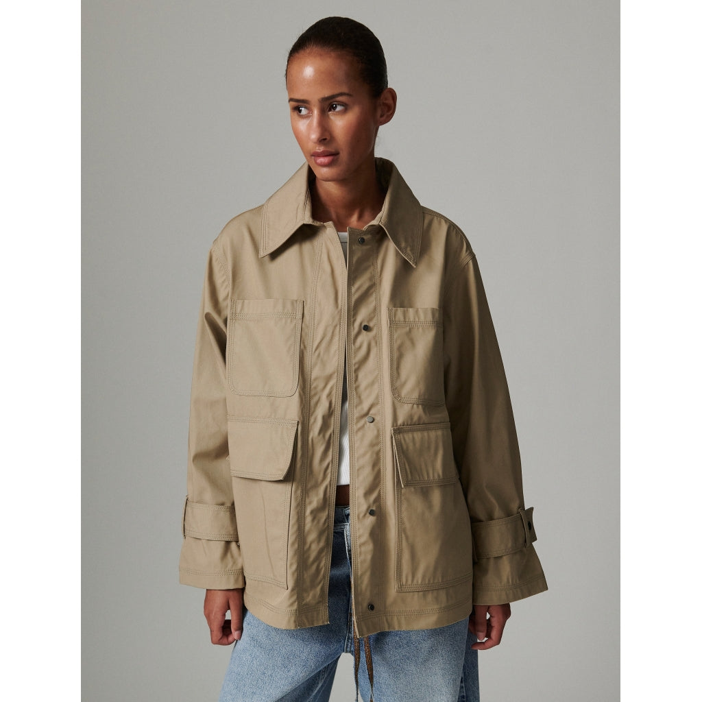 Amira Flap Trench Jacket