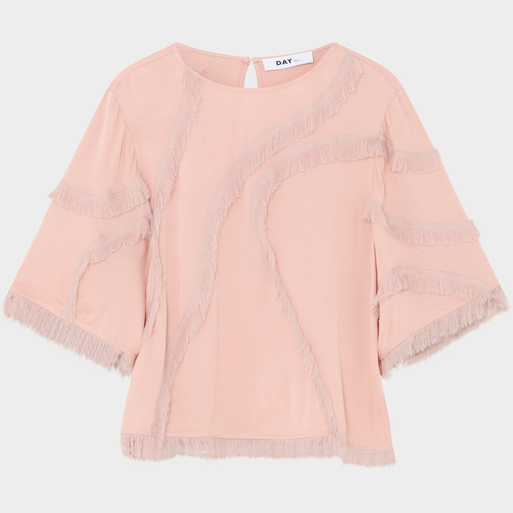 Tatiana Rose Smoke Crepe Top