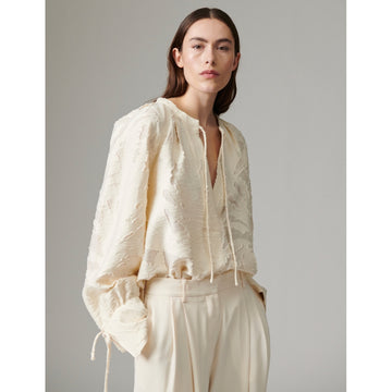 Penka Jet Stream Jacquard Blouse