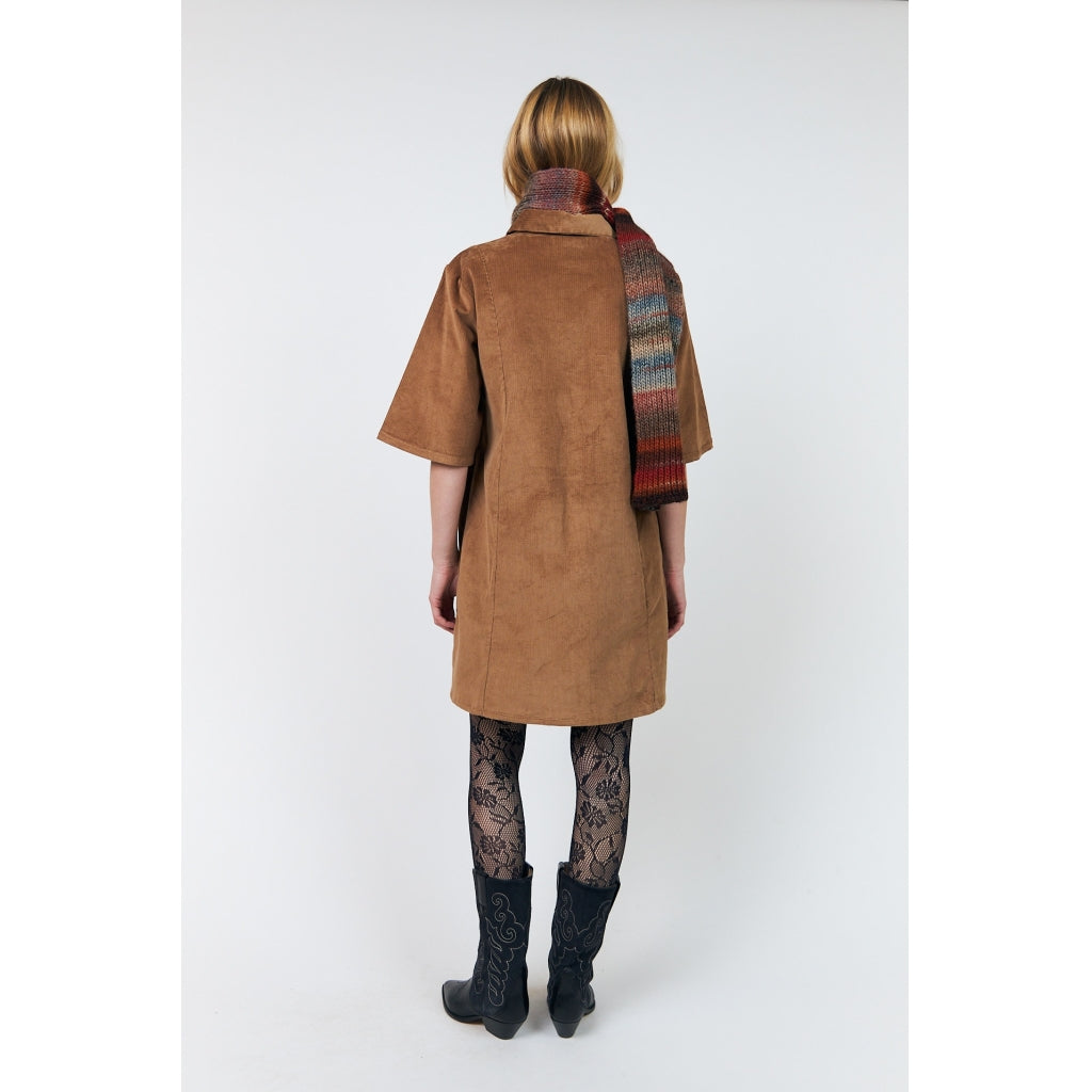 Dafne Rust Knit Scarf