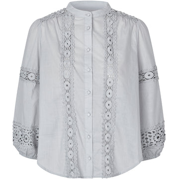 June Dusty Blue Blouse