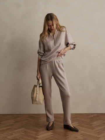The Rolled Cuff Pant 28.5" Taupe Marl