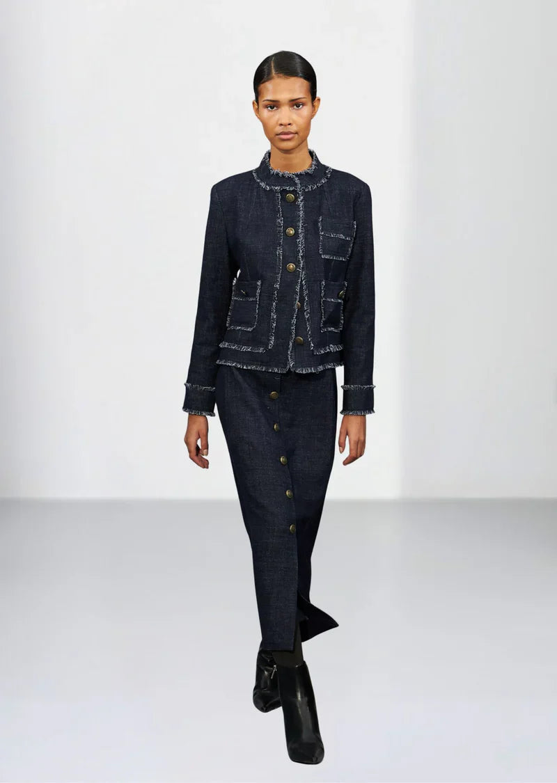 Chili Denim Wool Jacket