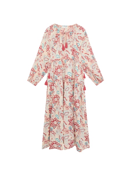 Ricarda Red Azur Flower Print Dress