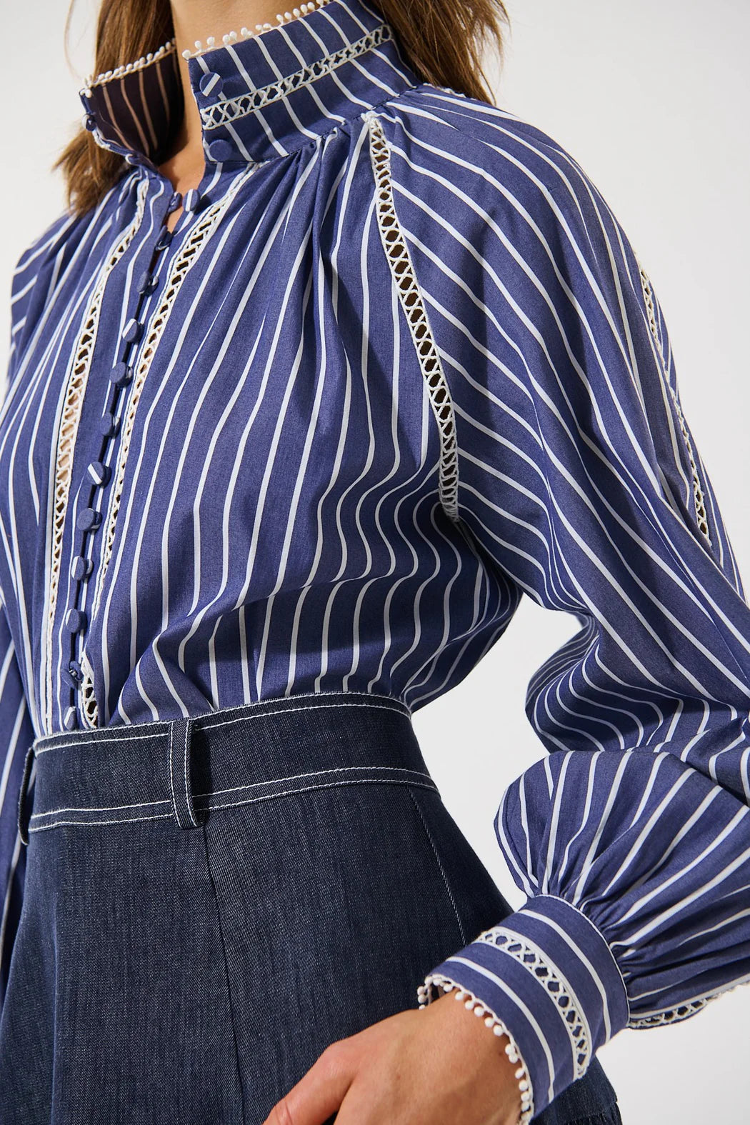 Monia Blouse with Collar